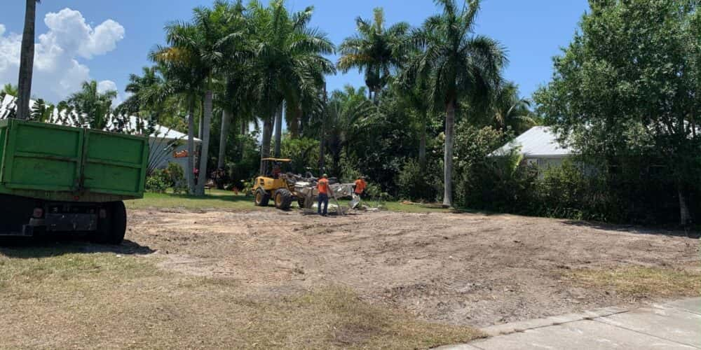 Demolition and removal in Port Charlotte, FL.