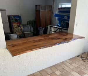 Live Edge Counter Tops.