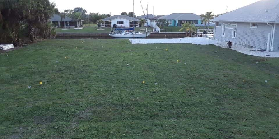 Southwest Florida residential sod installation 2 of 2.